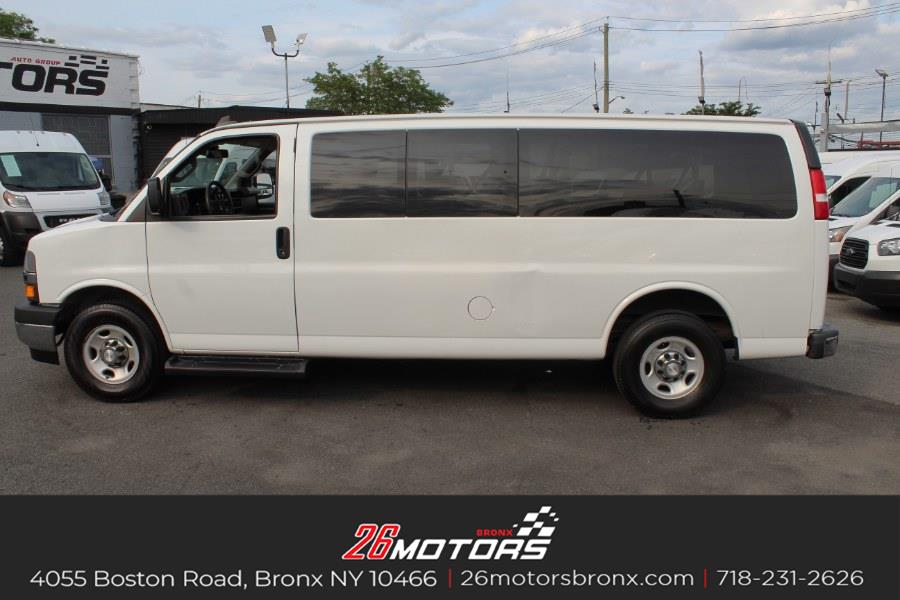 2019 Chevrolet Express Passenger RWD 3500 155" LT, available for sale in Bronx, New York | 26 Motors Auto Group. Bronx, New York 2019 Chevrolet Express Passenger RWD 3500 155" LT, available for sale in Bronx, New York | 26 Motors Auto Group. Bronx, New York