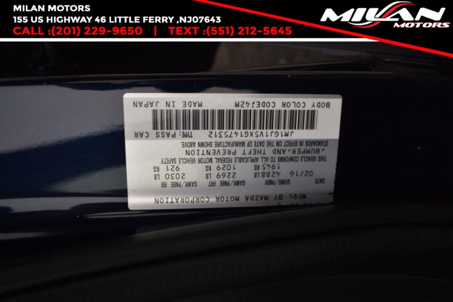 2016 Mazda Mazda6 4dr Sdn Auto i Touring, available for sale in Little Ferry , New Jersey | Milan Motors. Little Ferry , New Jersey 2016 Mazda Mazda6 4dr Sdn Auto i Touring, available for sale in Little Ferry , New Jersey | Milan Motors. Little Ferry , New Jersey