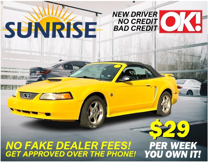 2004 Ford Mustang 2dr Conv Deluxe. CLEAN CARFAX!!!, available for sale in Rosedale, New York | Sunrise Auto Sales. Rosedale, New York 2004 Ford Mustang 2dr Conv Deluxe. CLEAN CARFAX!!!, available for sale in Rosedale, New York | Sunrise Auto Sales. Rosedale, New York