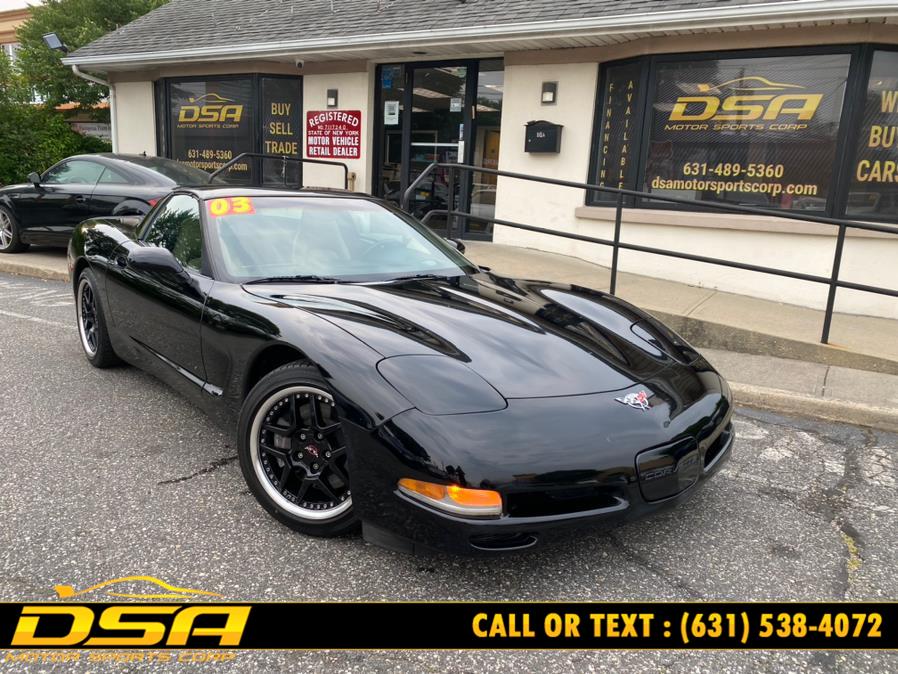 2003 Chevrolet Corvette 2dr Cpe, available for sale in Commack, New York | DSA Motor Sports Corp. Commack, New York 2003 Chevrolet Corvette 2dr Cpe, available for sale in Commack, New York | DSA Motor Sports Corp. Commack, New York