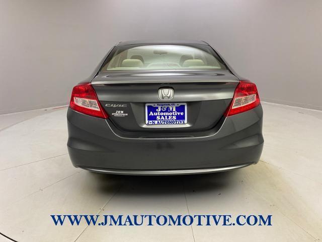2012 Honda Civic LX, available for sale in Naugatuck, Connecticut | J&M Automotive Sls&Svc LLC. Naugatuck, Connecticut 2012 Honda Civic LX, available for sale in Naugatuck, Connecticut | J&M Automotive Sls&Svc LLC. Naugatuck, Connecticut
