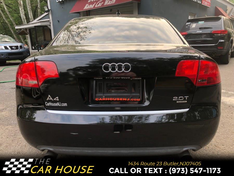 2007 Audi A4 2007 4dr Sdn Auto 2.0T quattro, available for sale in Butler, New Jersey | The Car House. Butler, New Jersey 2007 Audi A4 2007 4dr Sdn Auto 2.0T quattro, available for sale in Butler, New Jersey | The Car House. Butler, New Jersey