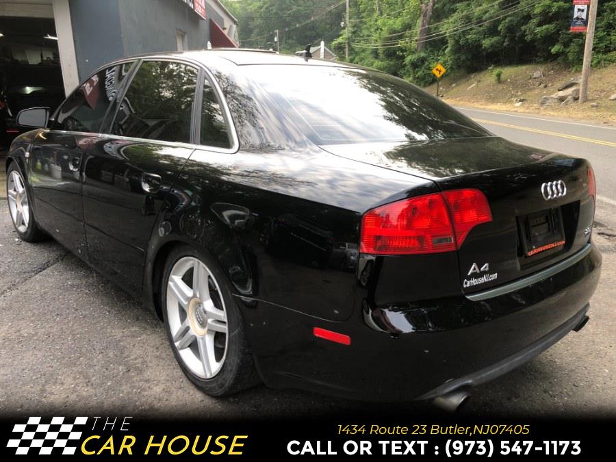 2007 Audi A4 2007 4dr Sdn Auto 2.0T quattro, available for sale in Butler, New Jersey | The Car House. Butler, New Jersey 2007 Audi A4 2007 4dr Sdn Auto 2.0T quattro, available for sale in Butler, New Jersey | The Car House. Butler, New Jersey