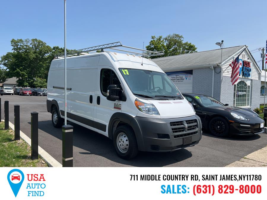 2017 Ram ProMaster Cargo Van 2500 High Roof 159" WB, available for sale in Saint James, New York | USA Auto Find. Saint James, New York 2017 Ram ProMaster Cargo Van 2500 High Roof 159" WB, available for sale in Saint James, New York | USA Auto Find. Saint James, New York