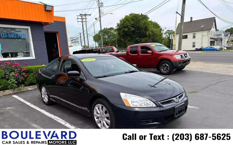 2007 Honda Accord EX-L Coupe 2D, available for sale in New Haven, Connecticut | Boulevard Motors LLC. New Haven, Connecticut