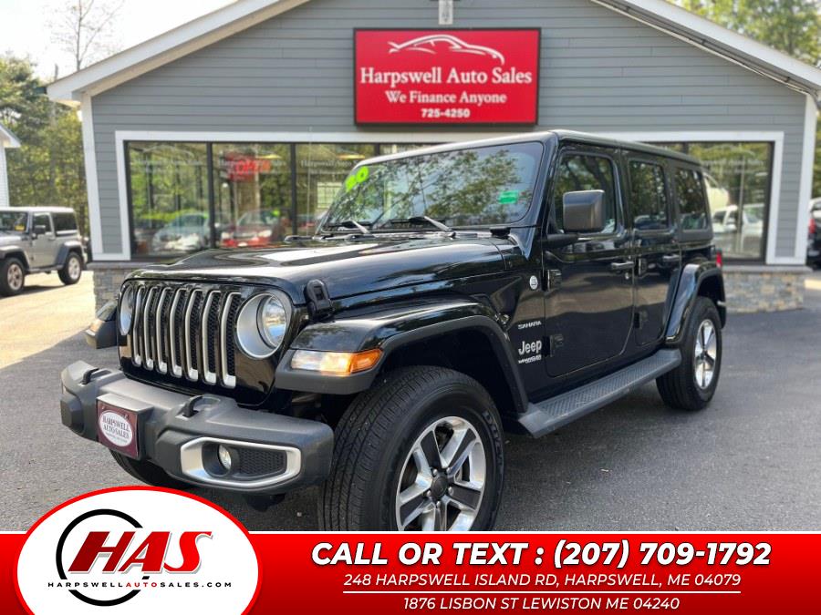 2020 Jeep Wrangler Unlimited Sahara 4x4, available for sale in Harpswell, Maine | Harpswell Auto Sales Inc. Harpswell, Maine