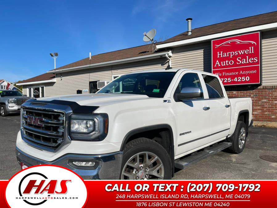 2017 GMC Sierra 1500 4WD Crew Cab 153.0" SLT, available for sale in Harpswell, Maine | Harpswell Auto Sales Inc. Harpswell, Maine