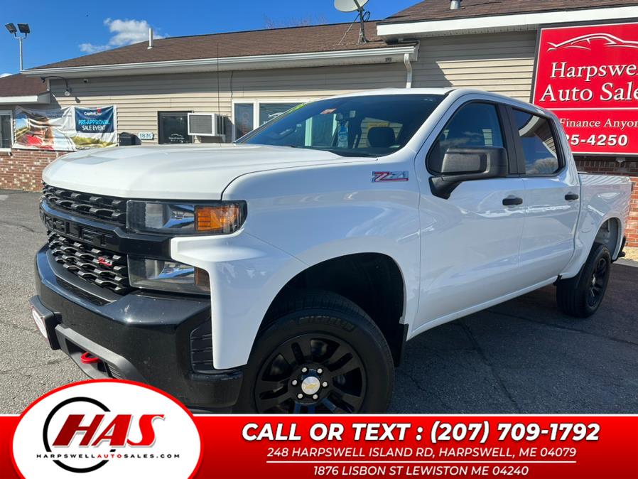 2019 Chevrolet Silverado 1500 4WD Crew Cab 147" Custom Trail Boss, available for sale in Harpswell, Maine | Harpswell Auto Sales Inc. Harpswell, Maine