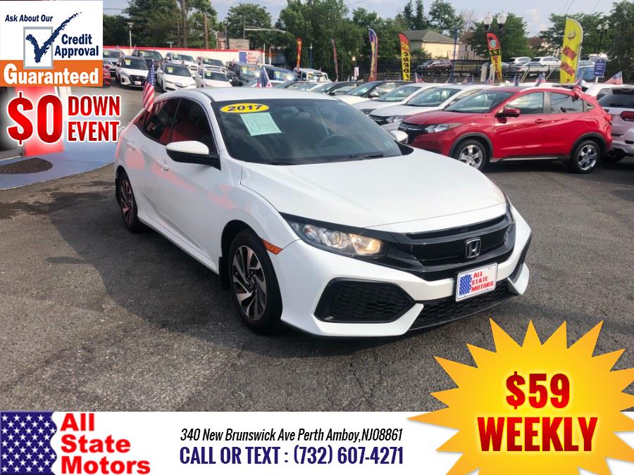 Honda Civic Hatchback 2017 in Perth Amboy, Fords, Rahway, South River NJ All State Motor Inc