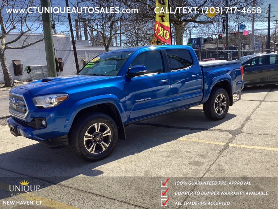 2017 Toyota Tacoma TRD Sport Double Cab 5'' Bed V6 4x4 MT (Natl), available for sale in New Haven, Connecticut | Unique Auto Sales LLC. New Haven, Connecticut 2017 Toyota Tacoma TRD Sport Double Cab 5'' Bed V6 4x4 MT (Natl), available for sale in New Haven, Connecticut | Unique Auto Sales LLC. New Haven, Connecticut