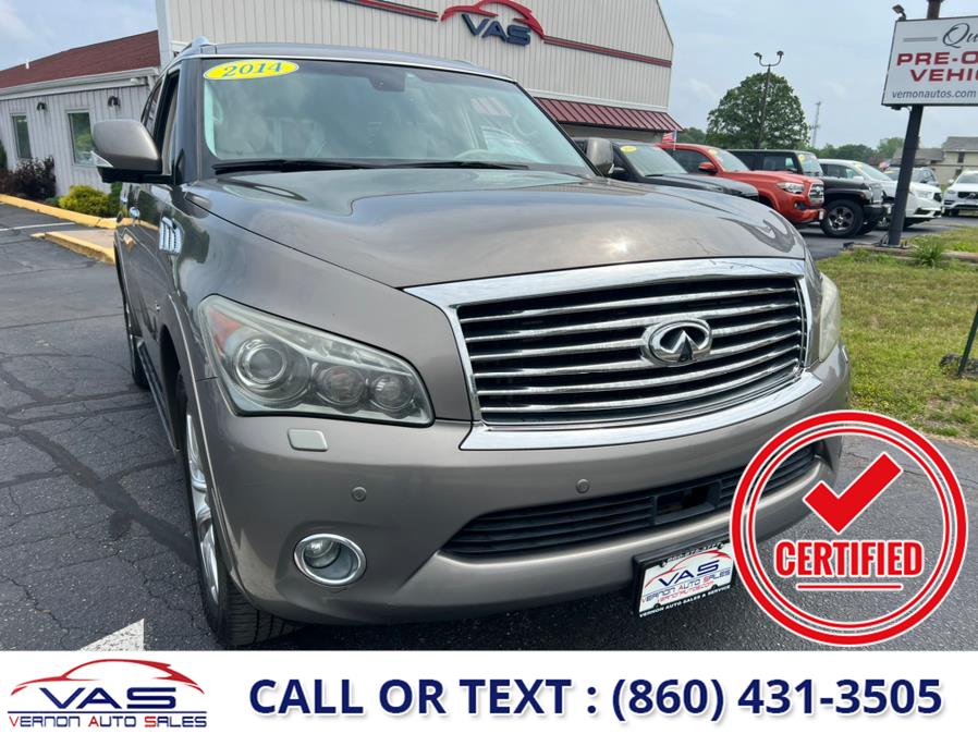2014 INFINITI QX80 4WD 4dr, available for sale in Manchester, Connecticut | Vernon Auto Sale & Service. Manchester, Connecticut 2014 INFINITI QX80 4WD 4dr, available for sale in Manchester, Connecticut | Vernon Auto Sale & Service. Manchester, Connecticut