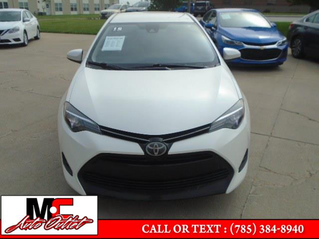 2018 Toyota Corolla LE CVT (Natl), available for sale in Colby, Kansas | M C Auto Outlet Inc. Colby, Kansas 2018 Toyota Corolla LE CVT (Natl), available for sale in Colby, Kansas | M C Auto Outlet Inc. Colby, Kansas