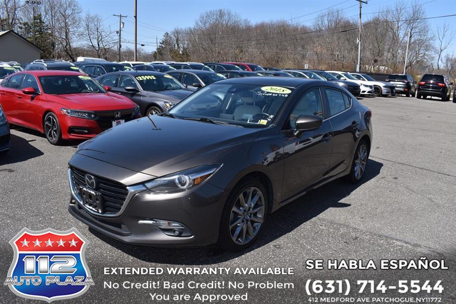 2018 Mazda 3 GRAND TOURING, available for sale in Patchogue, New York | 112 Auto Plaza. Patchogue, New York 2018 Mazda 3 GRAND TOURING, available for sale in Patchogue, New York | 112 Auto Plaza. Patchogue, New York