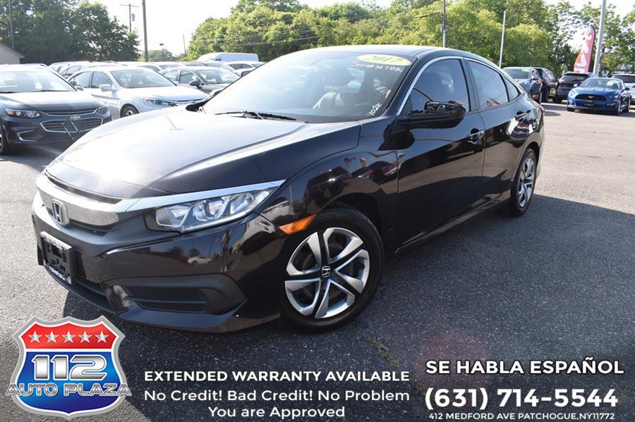2017 Honda Civic LX, available for sale in Patchogue, New York | 112 Auto Plaza. Patchogue, New York 2017 Honda Civic LX, available for sale in Patchogue, New York | 112 Auto Plaza. Patchogue, New York