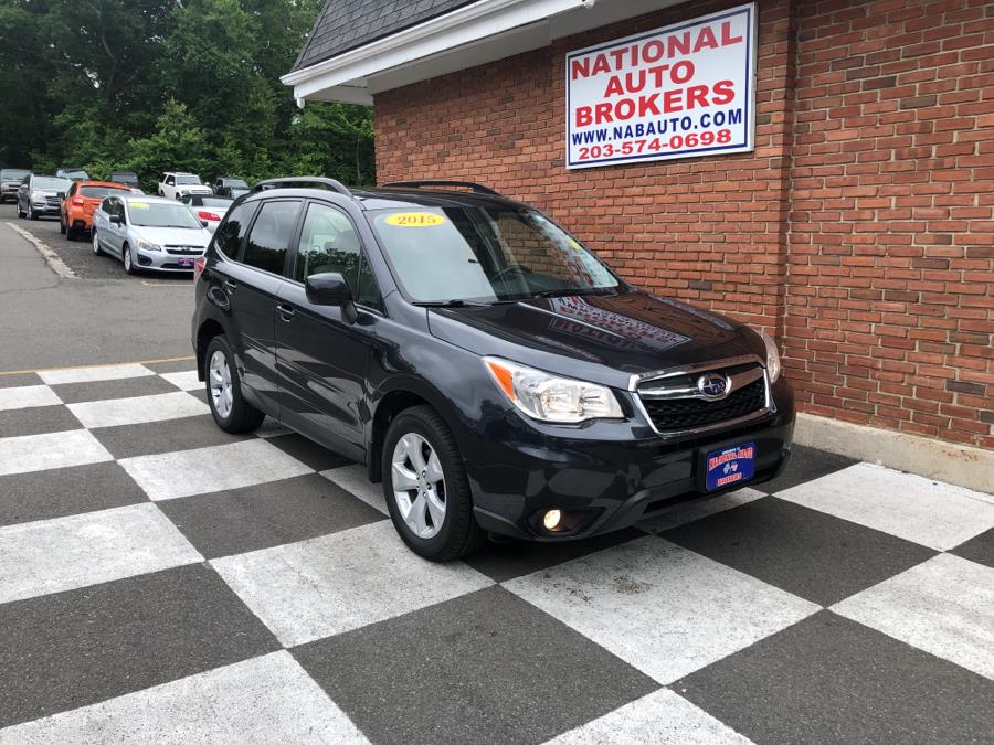 2015 Subaru Forester 4dr Auto 2.5i Premium PZEV, available for sale in Waterbury, Connecticut | National Auto Brokers, Inc.. Waterbury, Connecticut