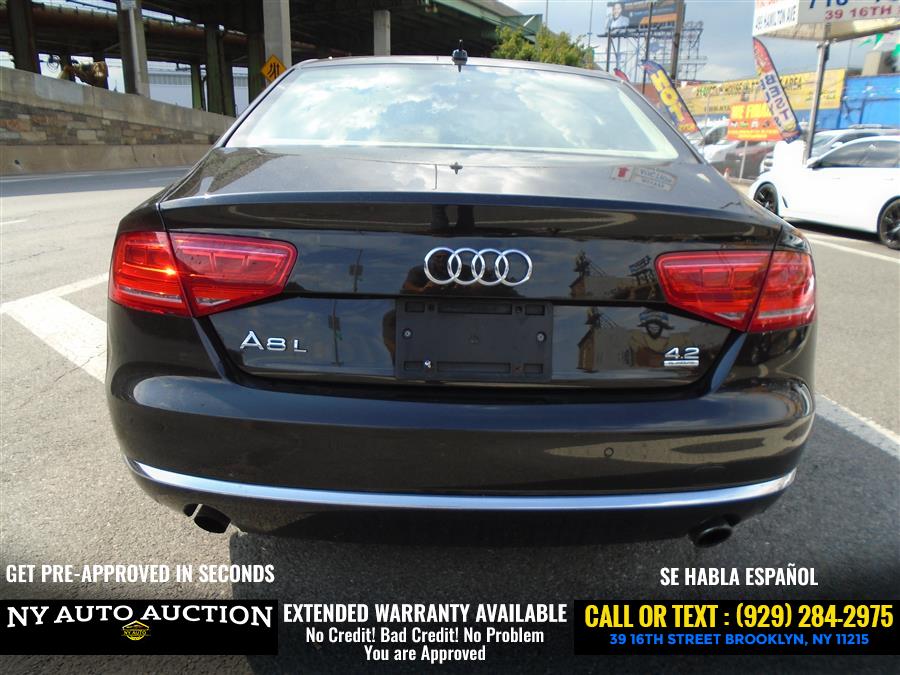 2012 Audi A8 L 4dr Sdn, available for sale in Brooklyn, New York | NY Auto Auction. Brooklyn, New York 2012 Audi A8 L 4dr Sdn, available for sale in Brooklyn, New York | NY Auto Auction. Brooklyn, New York