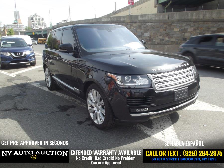 2017 Land Rover Range Rover V8 Supercharged SWB, available for sale in Brooklyn, New York | NY Auto Auction. Brooklyn, New York