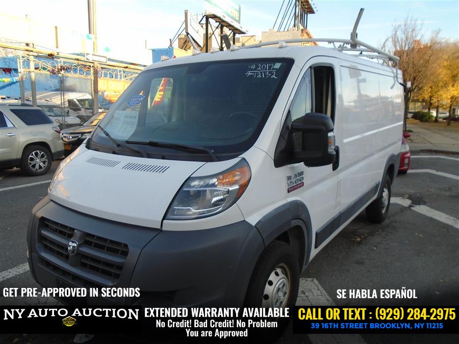 2017 Ram ProMaster Cargo Van 1500 Low Roof 136" WB, available for sale in Brooklyn, New York | NY Auto Auction. Brooklyn, New York 2017 Ram ProMaster Cargo Van 1500 Low Roof 136" WB, available for sale in Brooklyn, New York | NY Auto Auction. Brooklyn, New York