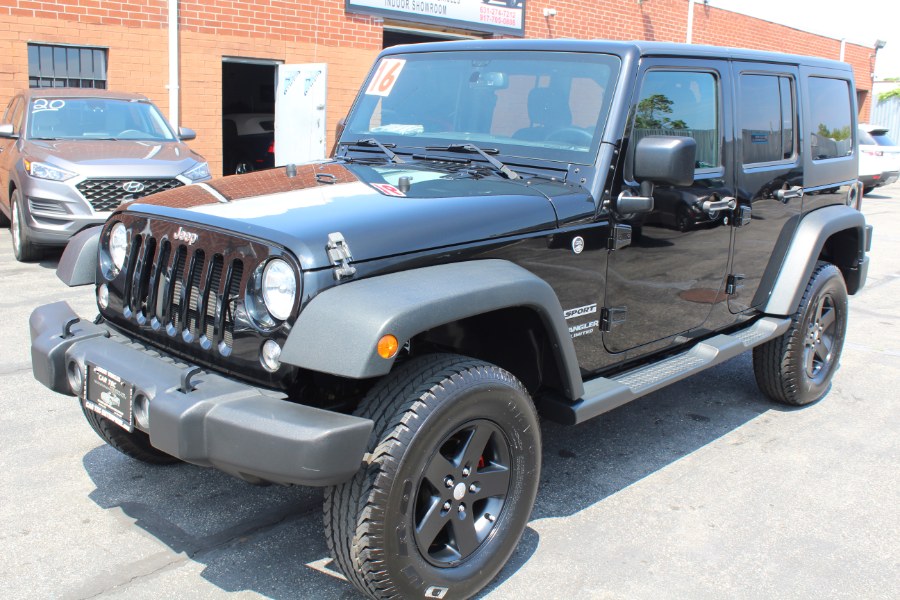 2016 Jeep Wrangler Unlimited 4WD 4dr Sport, available for sale in Deer Park, New York | Car Tec Enterprise Leasing & Sales LLC. Deer Park, New York 2016 Jeep Wrangler Unlimited 4WD 4dr Sport, available for sale in Deer Park, New York | Car Tec Enterprise Leasing & Sales LLC. Deer Park, New York