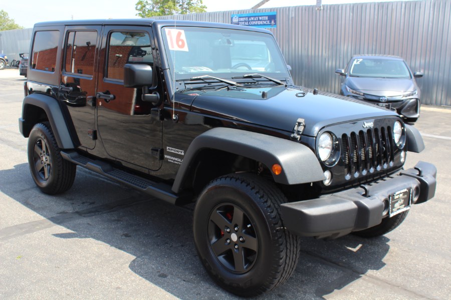 2016 Jeep Wrangler Unlimited 4WD 4dr Sport, available for sale in Deer Park, New York | Car Tec Enterprise Leasing & Sales LLC. Deer Park, New York 2016 Jeep Wrangler Unlimited 4WD 4dr Sport, available for sale in Deer Park, New York | Car Tec Enterprise Leasing & Sales LLC. Deer Park, New York