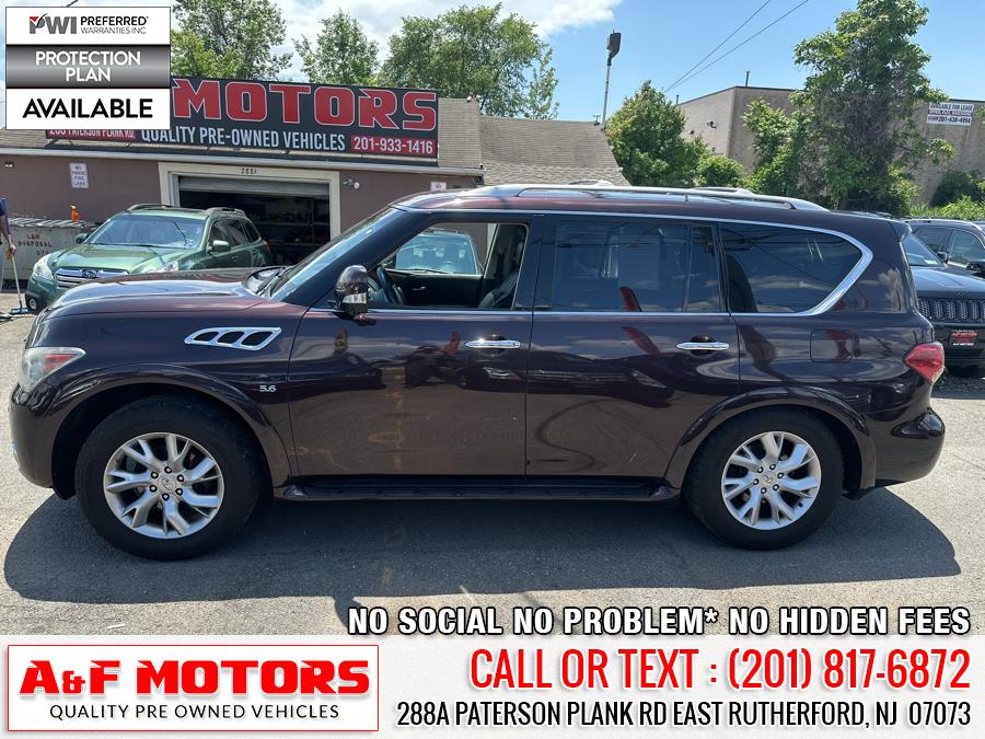 2014 INFINITI QX80 4WD 4dr, available for sale in East Rutherford, New Jersey | A&F Motors LLC. East Rutherford, New Jersey 2014 INFINITI QX80 4WD 4dr, available for sale in East Rutherford, New Jersey | A&F Motors LLC. East Rutherford, New Jersey