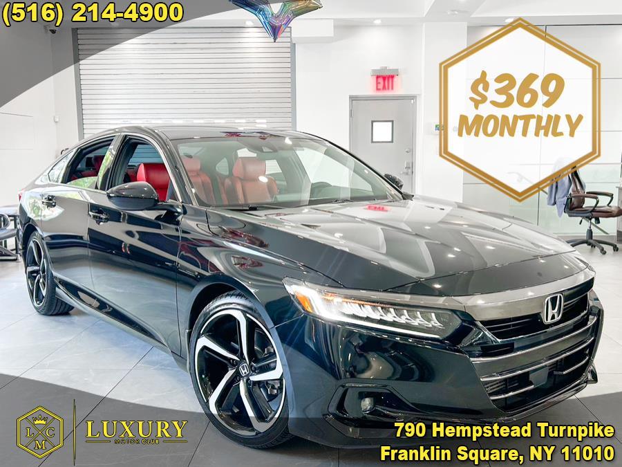 2021 Honda Accord Sedan Sport 1.5T CVT, available for sale in Franklin Square, New York | Luxury Motor Club. Franklin Square, New York 2021 Honda Accord Sedan Sport 1.5T CVT, available for sale in Franklin Square, New York | Luxury Motor Club. Franklin Square, New York