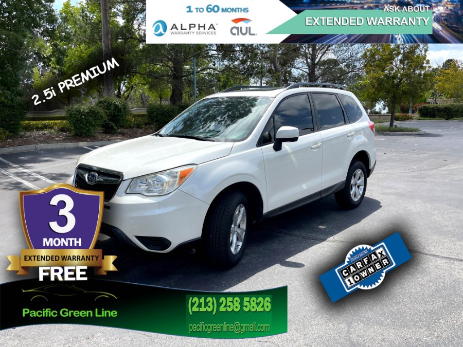2015 Subaru Forester 4dr Auto 2.5i Premium PZEV, available for sale in Lake Forest, California | Pacific Green Line. Lake Forest, California