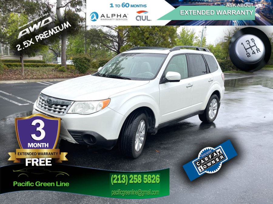 Used Subaru Forester 4dr Man 2.5X Premium 2012 | Pacific Green Line. Lake Forest, California