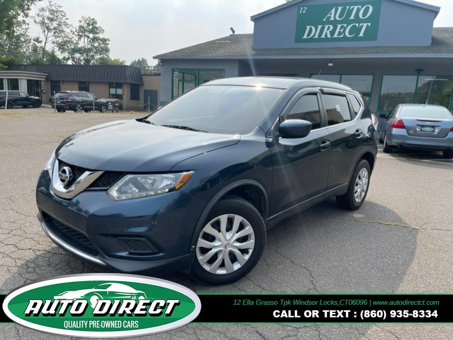 2016 Nissan Rogue AWD 4dr SV, available for sale in Windsor Locks, Connecticut | Auto Direct LLC. Windsor Locks, Connecticut 2016 Nissan Rogue AWD 4dr SV, available for sale in Windsor Locks, Connecticut | Auto Direct LLC. Windsor Locks, Connecticut