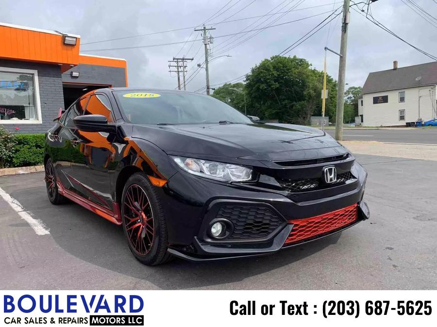 2018 Honda Civic Sport Hatchback 4D, available for sale in New Haven, Connecticut | Boulevard Motors LLC. New Haven, Connecticut 2018 Honda Civic Sport Hatchback 4D, available for sale in New Haven, Connecticut | Boulevard Motors LLC. New Haven, Connecticut