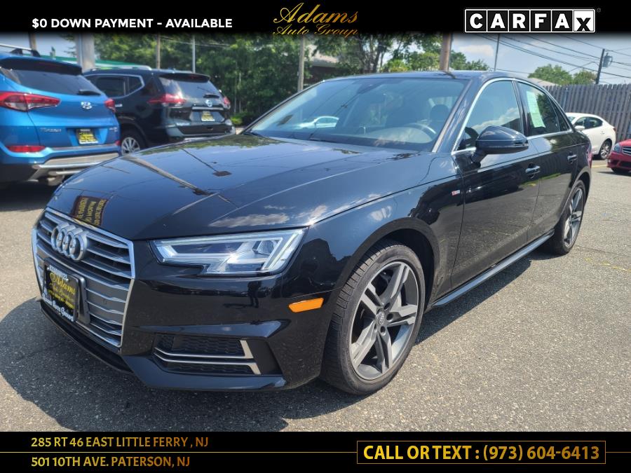 2018 Audi A4 PREMIUM PLUS SEDAN 4D, available for sale in Paterson, New Jersey | Adams Auto Group. Paterson, New Jersey