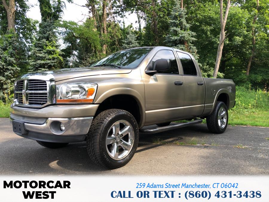 2006 Dodge Ram 1500 4dr Quad Cab 140.5 4WD Laramie, available for sale in Manchester, Connecticut | Motorcar West. Manchester, Connecticut 2006 Dodge Ram 1500 4dr Quad Cab 140.5 4WD Laramie, available for sale in Manchester, Connecticut | Motorcar West. Manchester, Connecticut