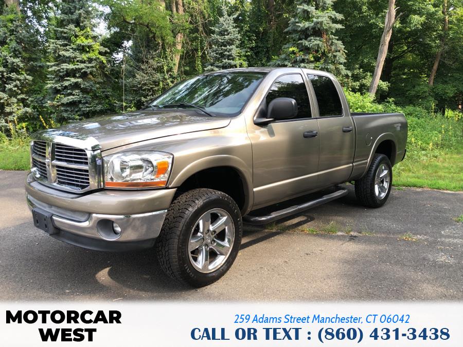 2006 Dodge Ram 1500 4dr Quad Cab 140.5 4WD Laramie, available for sale in Manchester, Connecticut | Motorcar West. Manchester, Connecticut 2006 Dodge Ram 1500 4dr Quad Cab 140.5 4WD Laramie, available for sale in Manchester, Connecticut | Motorcar West. Manchester, Connecticut
