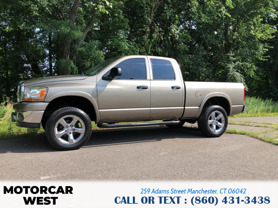 2006 Dodge Ram 1500 4dr Quad Cab 140.5 4WD Laramie, available for sale in Manchester, Connecticut | Motorcar West. Manchester, Connecticut 2006 Dodge Ram 1500 4dr Quad Cab 140.5 4WD Laramie, available for sale in Manchester, Connecticut | Motorcar West. Manchester, Connecticut
