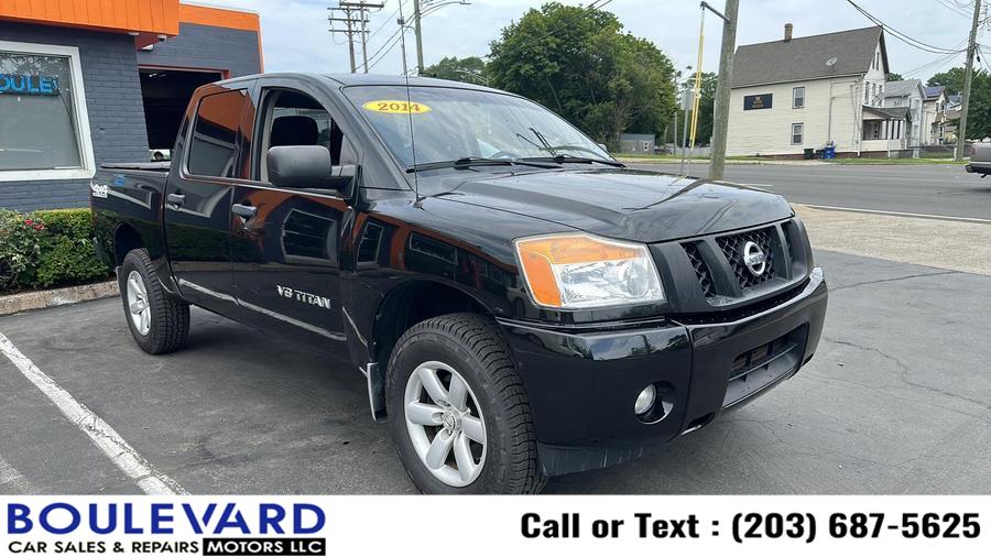 2014 Nissan Titan Crew Cab S Pickup 4D 5 1/2 ft, available for sale in New Haven, Connecticut | Boulevard Motors LLC. New Haven, Connecticut