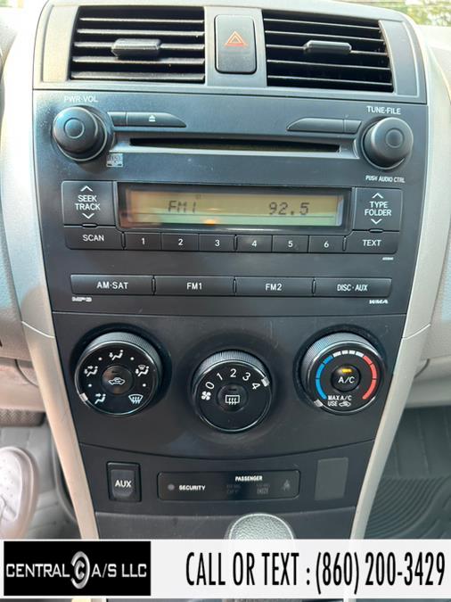 2009 Toyota Corolla 4dr Sdn Auto, available for sale in East Windsor, Connecticut | Central A/S LLC. East Windsor, Connecticut 2009 Toyota Corolla 4dr Sdn Auto, available for sale in East Windsor, Connecticut | Central A/S LLC. East Windsor, Connecticut