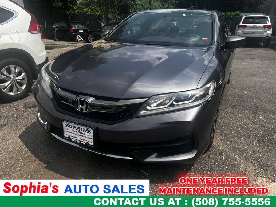 2016 Honda Accord Coupe 2dr I4 CVT LX-S, available for sale in Worcester, Massachusetts | Sophia's Auto Sales Inc. Worcester, Massachusetts