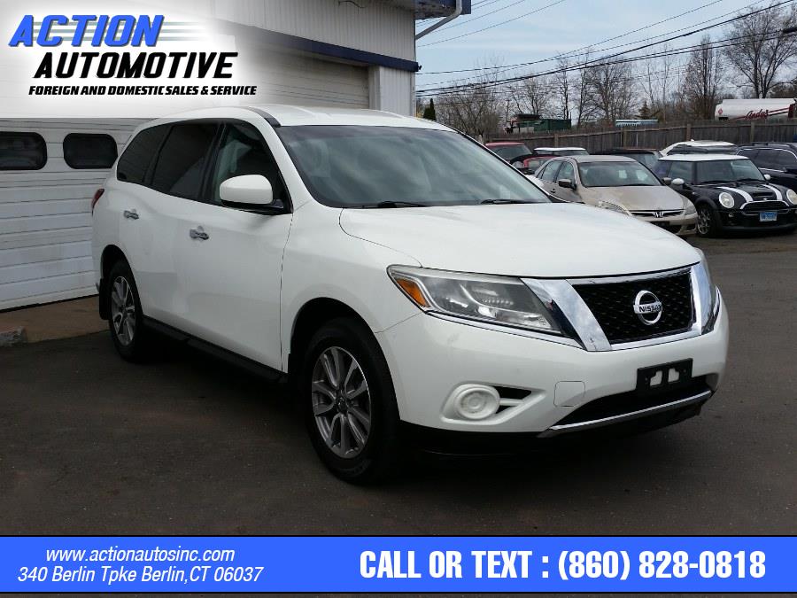 2014 Nissan Pathfinder 4WD 4dr SV, available for sale in Berlin, Connecticut | Action Automotive. Berlin, Connecticut 2014 Nissan Pathfinder 4WD 4dr SV, available for sale in Berlin, Connecticut | Action Automotive. Berlin, Connecticut