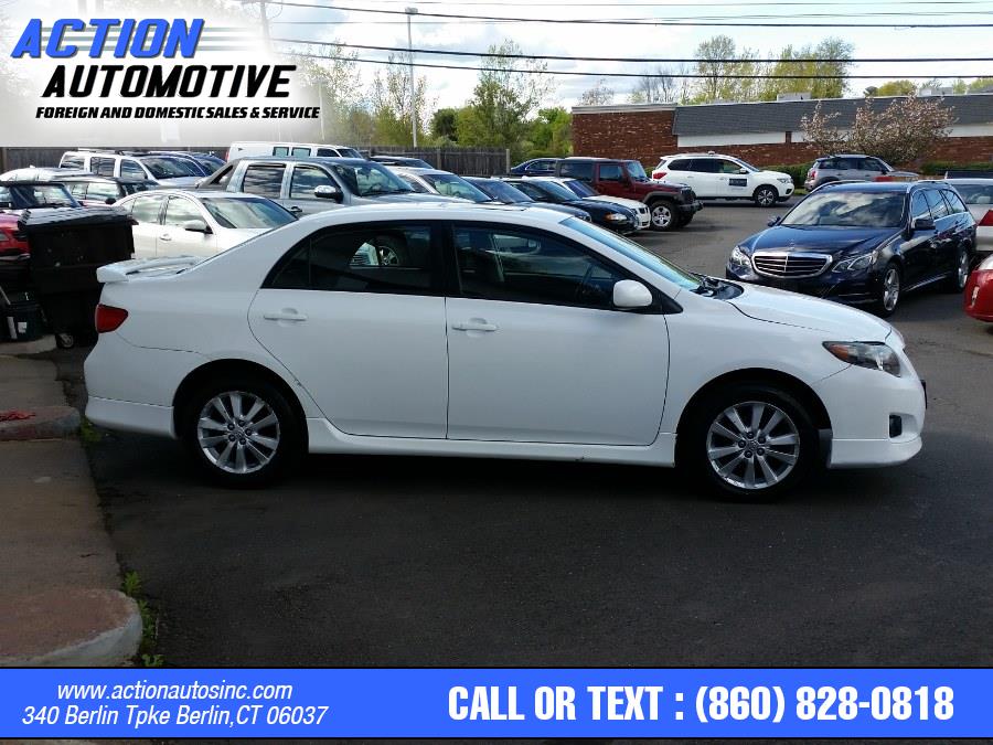 2010 Toyota Corolla 4dr Sdn Auto S (Natl), available for sale in Berlin, Connecticut | Action Automotive. Berlin, Connecticut 2010 Toyota Corolla 4dr Sdn Auto S (Natl), available for sale in Berlin, Connecticut | Action Automotive. Berlin, Connecticut