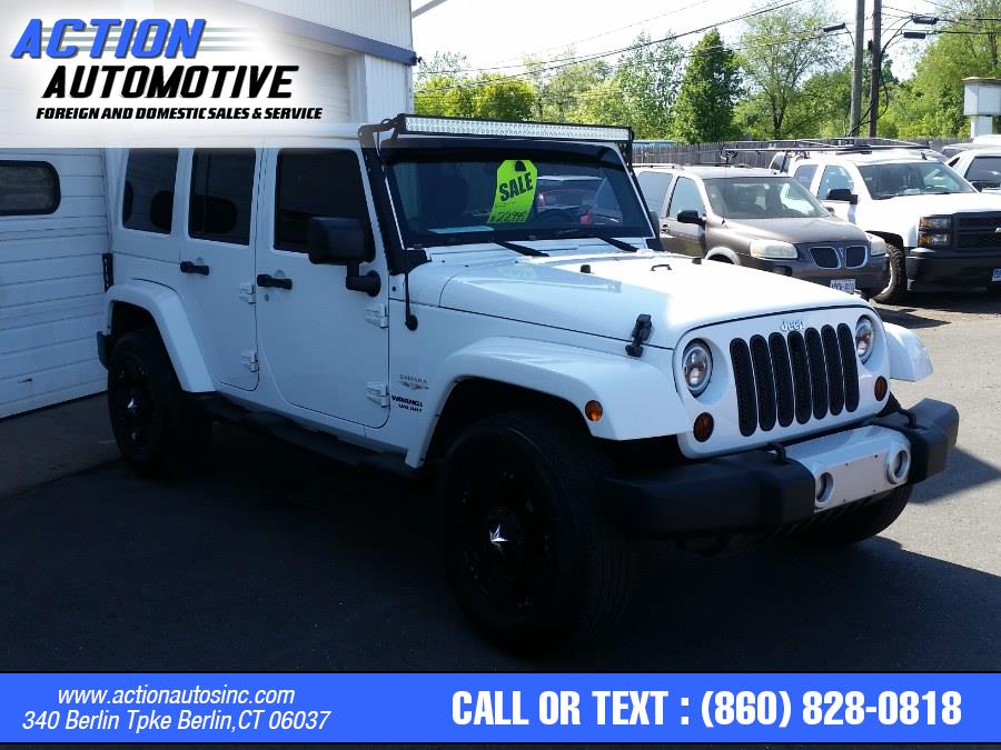 2012 Jeep Wrangler Unlimited 4WD 4dr Sahara, available for sale in Berlin, Connecticut | Action Automotive. Berlin, Connecticut 2012 Jeep Wrangler Unlimited 4WD 4dr Sahara, available for sale in Berlin, Connecticut | Action Automotive. Berlin, Connecticut