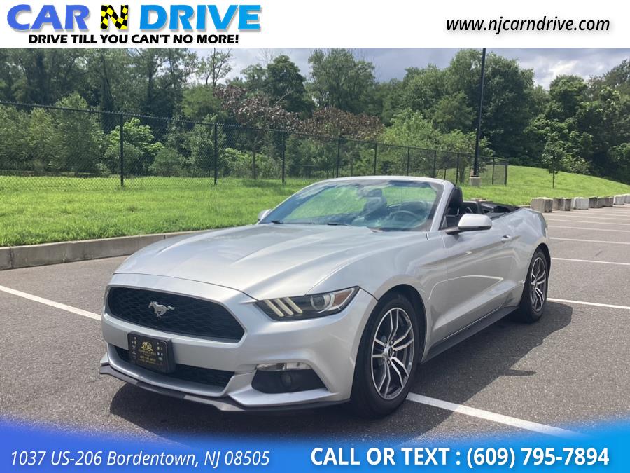 2016 Ford Mustang EcoBoost Premium Convertible, available for sale in Burlington, New Jersey | Car N Drive. Burlington, New Jersey 2016 Ford Mustang EcoBoost Premium Convertible, available for sale in Burlington, New Jersey | Car N Drive. Burlington, New Jersey