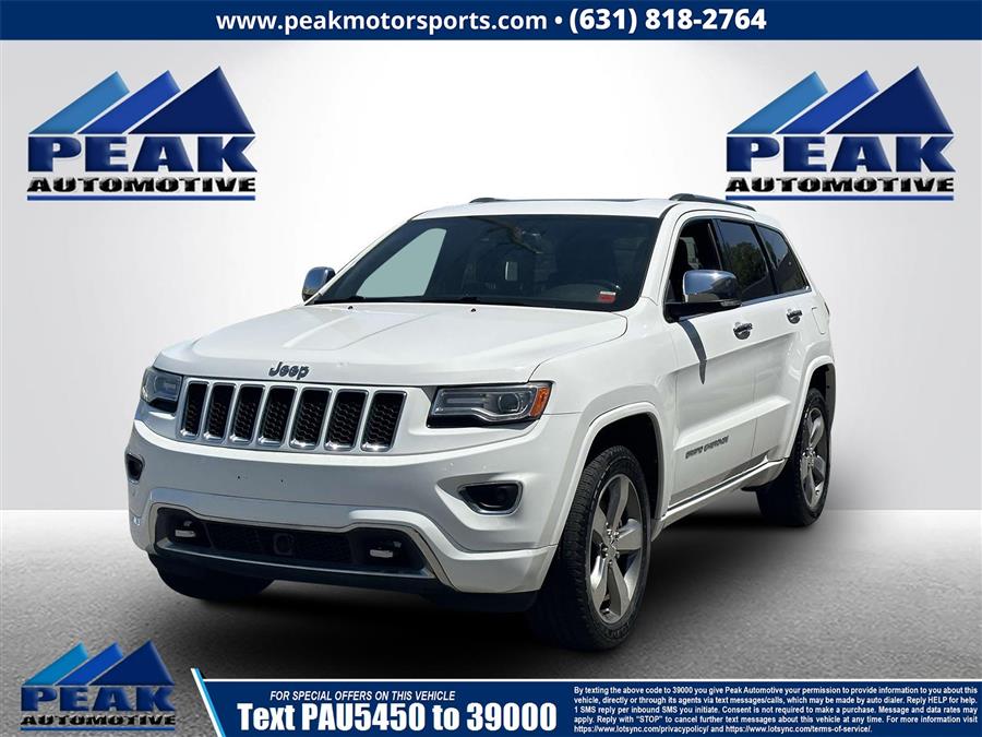 2014 Jeep Grand Cherokee 4WD 4dr Overland, available for sale in Bayshore, New York | Peak Automotive Inc.. Bayshore, New York