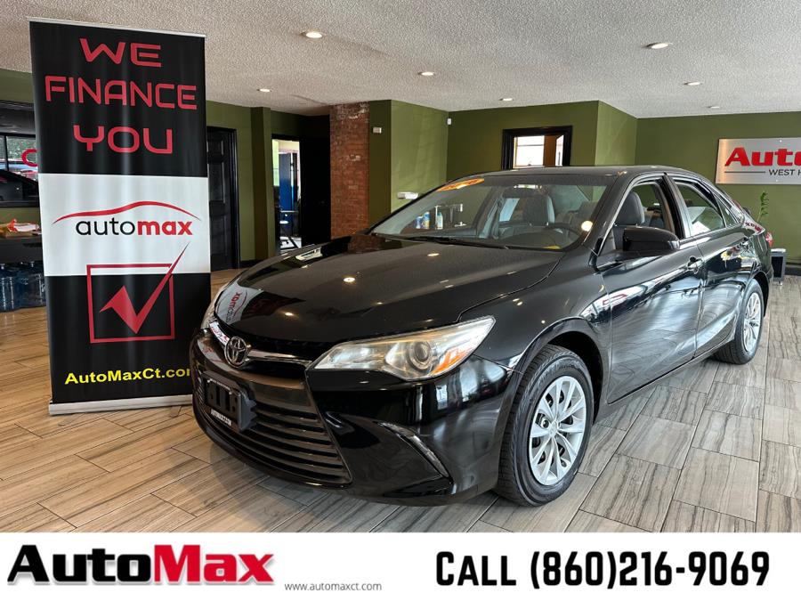 2016 Toyota Camry 4dr Sdn I4 Auto LE (Natl), available for sale in West Hartford, Connecticut | AutoMax. West Hartford, Connecticut