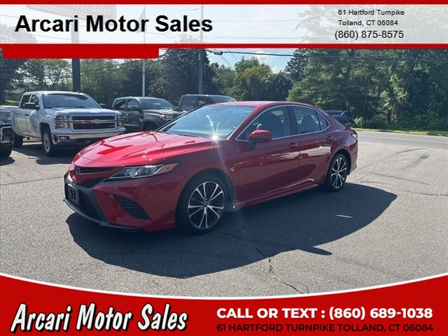2019 Toyota Camry SE Auto (Natl), available for sale in Tolland, Connecticut | Arcari Motor Sales. Tolland, Connecticut