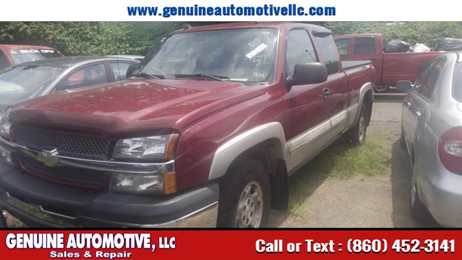 2004 Chevrolet Silverado 1500 Ext Cab 157.5" WB 4WD Z71, available for sale in East Hartford, Connecticut | Genuine Automotive LLC. East Hartford, Connecticut