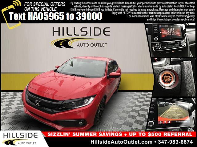 2019 Honda Civic Sport, available for sale in Jamaica, New York | Hillside Auto Outlet. Jamaica, New York