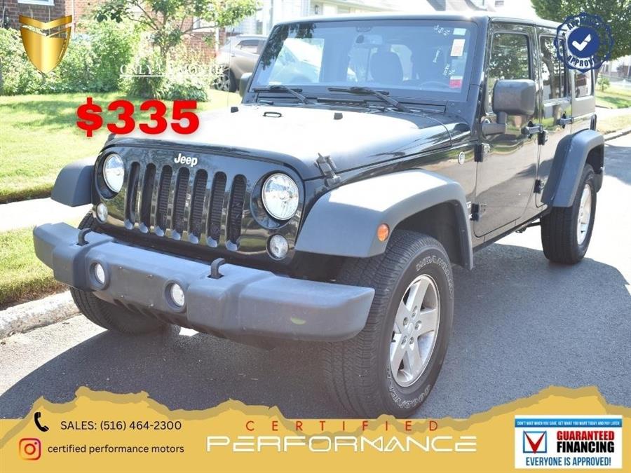 2018 Jeep Wrangler Jk Unlimited Sport, available for sale in Valley Stream, New York | Certified Performance Motors. Valley Stream, New York
