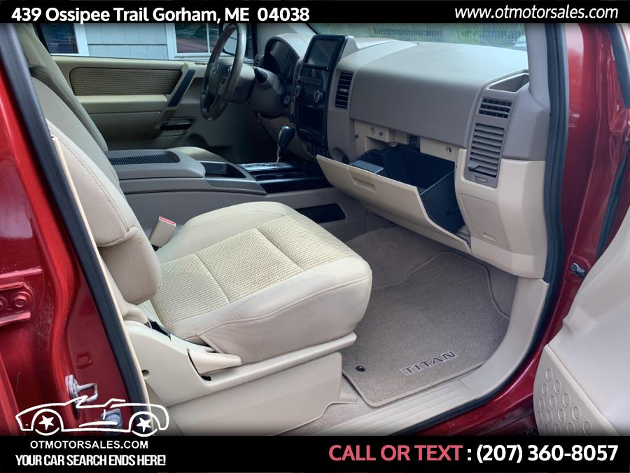 2013 Nissan Titan 4WD Crew Cab SWB SV, available for sale in Gorham, Maine | Ossipee Trail Motor Sales. Gorham, Maine 2013 Nissan Titan 4WD Crew Cab SWB SV, available for sale in Gorham, Maine | Ossipee Trail Motor Sales. Gorham, Maine