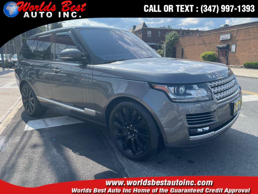 2016 Land Rover Range Rover 4WD 4dr Supercharged, available for sale in Brooklyn, New York | Worlds Best Auto Inc. Brooklyn, New York