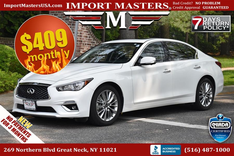 2021 Infiniti Q50 Luxe AWD 4dr Sedan, available for sale in Great Neck, New York | Camy Cars. Great Neck, New York